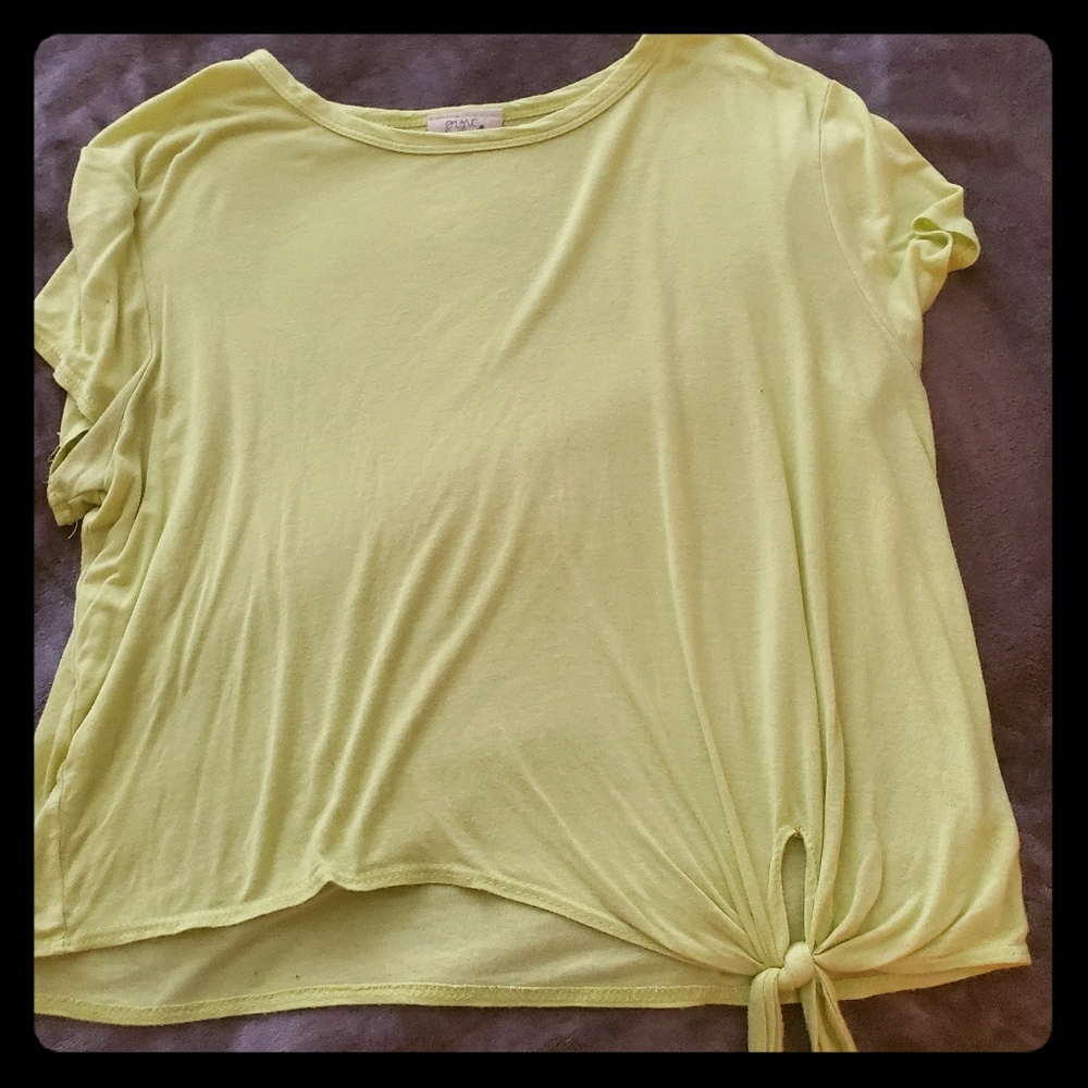 Yellow shirt